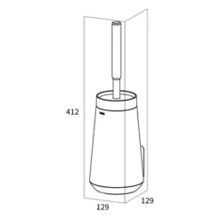 Tiger Toiletborstelhouder TESS Met Swoop Borstel Flexibel Zwart/antraciet 6 Tiger Toiletborstelhouder TESS Met Swoop Borstel Flexibel Zwart/antraciet -Badkamerwinkel Voor Thuis 123 5473