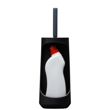 Tiger toiletborstelhouder Tess met opbergvak staand zwart/antraciet Tiger Toiletborstelhouder Tess Met Opbergvak Staand Zwart/antraciet -Badkamerwinkel Voor Thuis 123 5479