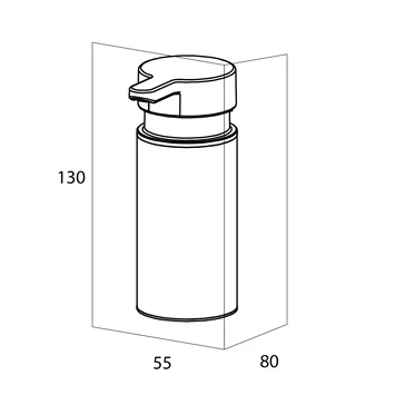 Tiger zeepdispenser Noon vrijstaand zwart Tiger Zeepdispenser Noon Vrijstaand Zwart -Badkamerwinkel Voor Thuis 123 5523
