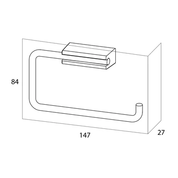 Tiger Toiletrolhouder Cliqit Donkergrijs RVS Tiger Toiletrolhouder Cliqit Donkergrijs RVS -Badkamerwinkel Voor Thuis 123 5554