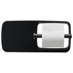 Tiger Toiletrolhouder TESS Met Planchet Zwart/antraciet -Badkamerwinkel Voor Thuis 123 5558