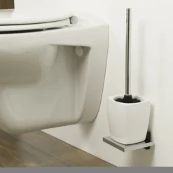 Tiger Toiletborstelhouder Zenna Hangend Chroom/Wengé 2 Tiger Toiletborstelhouder Zenna Hangend Chroom/Wengé -Badkamerwinkel Voor Thuis 123 5569