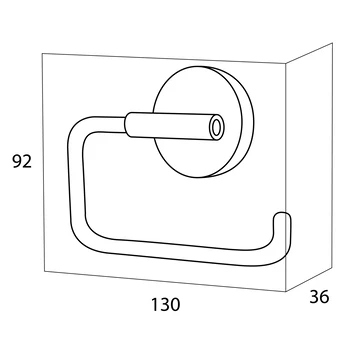 Handson Toiletrolhouder Smart Chroom Handson Toiletrolhouder Smart Chroom -Badkamerwinkel Voor Thuis 123 5577