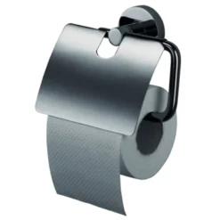 Haceka Toiletrolhouder Kosmos Tec Met Klep RVS