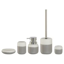 Sealskin Toiletborstelhouder Sphere Lichtgrijs Keramiek 4 Sealskin Toiletborstelhouder Sphere Lichtgrijs Keramiek -Badkamerwinkel Voor Thuis 123 5643