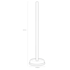 Sealskin Acero Reserverolhouder Zwart -Badkamerwinkel Voor Thuis 123 5653