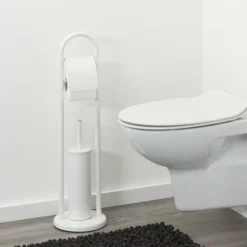 Sealskin Toiletrek Acero Metaal Wit 2 Sealskin Toiletrek Acero Metaal Wit -Badkamerwinkel Voor Thuis 123 5669