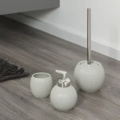 Sealskin Toiletborstel Met Houder Convex Lichtgrijs 4 Sealskin Toiletborstel Met Houder Convex Lichtgrijs -Badkamerwinkel Voor Thuis 123 5681