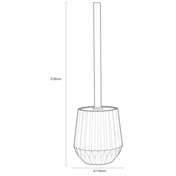 Sealskin Toiletborstel met houder Arte Wit Sealskin Toiletborstel Met Houder Arte Wit -Badkamerwinkel Voor Thuis 123 5698