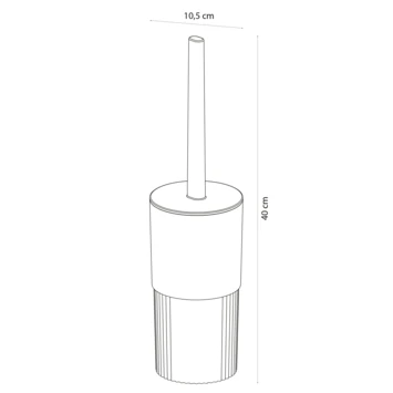 Sealskin toiletborstelhouder Brave staand zwart Sealskin Toiletborstelhouder Brave Staand Zwart -Badkamerwinkel Voor Thuis 123 5713