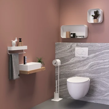 Sealskin Toiletrek Brix Metaal Wit Sealskin Toiletrek Brix Metaal Wit -Badkamerwinkel Voor Thuis 123 5720