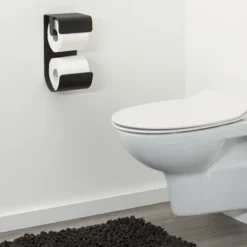 Sealskin WC-rolhouder Brix Metaal Zwart -Badkamerwinkel Voor Thuis 123 5748