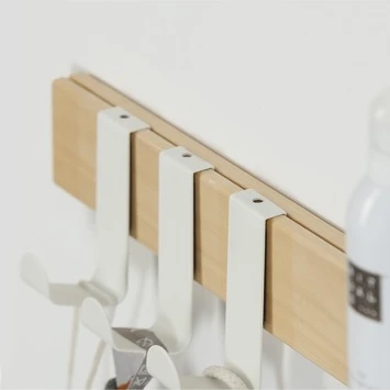 Sealskin Kapstok met Spiegel Brix Wit Sealskin Kapstok Met Spiegel Brix Wit -Badkamerwinkel Voor Thuis 123 5757