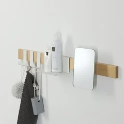 Sealskin Kapstok Met Spiegel Brix Wit 3 Sealskin Kapstok Met Spiegel Brix Wit -Badkamerwinkel Voor Thuis 123 5758