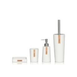 Sealskin Pierra Toiletborstelhouder Wit -Badkamerwinkel Voor Thuis 123 5765