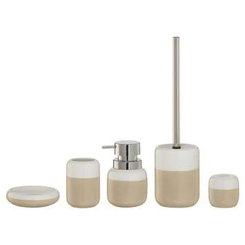 Sealskin Toiletborstelgarnituur Sphere porcelein zand Sealskin Toiletborstelgarnituur Sphere Porcelein Zand -Badkamerwinkel Voor Thuis 123 5773