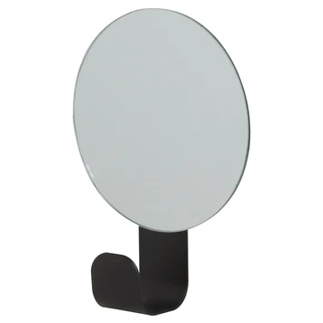 Sealskin Haak met Spiegel Brix Zwart Sealskin Haak Met Spiegel Brix Zwart -Badkamerwinkel Voor Thuis 123 5805