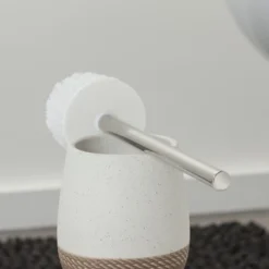 Sealskin Toiletborstel Met Houder Braid Wit 2 Sealskin Toiletborstel Met Houder Braid Wit -Badkamerwinkel Voor Thuis 123 5822