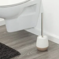 Sealskin Toiletborstel Met Houder Braid Wit 3 Sealskin Toiletborstel Met Houder Braid Wit -Badkamerwinkel Voor Thuis 123 5823