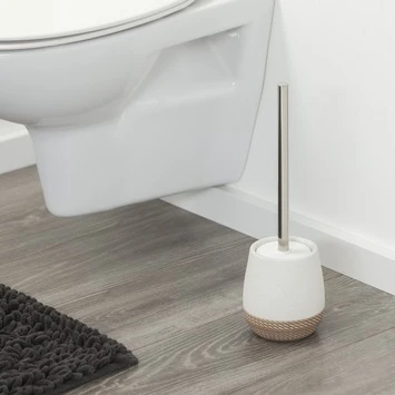 Sealskin Toiletborstel met houder Braid Wit Sealskin Toiletborstel Met Houder Braid Wit -Badkamerwinkel Voor Thuis 123 5823