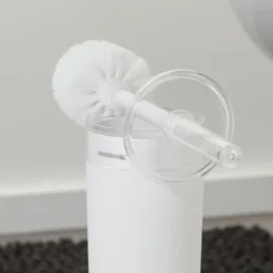 Sealskin Toiletborstel Met Houder Bloom Wit -Badkamerwinkel Voor Thuis 123 5856