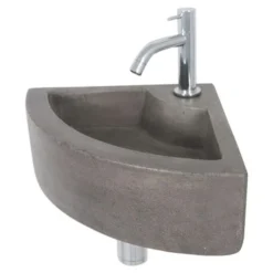 Atlantic Kevin Fonteinset Kwartrond Beton 2 Atlantic Kevin Fonteinset Kwartrond Beton -Badkamerwinkel Voor Thuis 123 5951