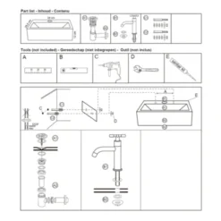 Differnz Dif Fonteinset Argus Wit 3 Differnz Dif Fonteinset Argus Wit -Badkamerwinkel Voor Thuis 123 5955