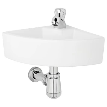 Atlantic Fonteinset Evan Kwartrond Wit 28x28x10 cm Atlantic Fonteinset Evan Kwartrond Wit 28x28x10 Cm -Badkamerwinkel Voor Thuis 123 5991