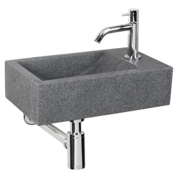 Differnz Fonteinset Cheops Grijs Natuursteen 40x23x11 cm Differnz Fonteinset Cheops Grijs Natuursteen 40x23x11 Cm -Badkamerwinkel Voor Thuis 123 6001