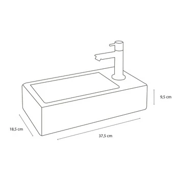 Differnz Fonteinset Helios Wit 36x18x8 cm Differnz Fonteinset Helios Wit 36x18x8 Cm -Badkamerwinkel Voor Thuis 123 6010
