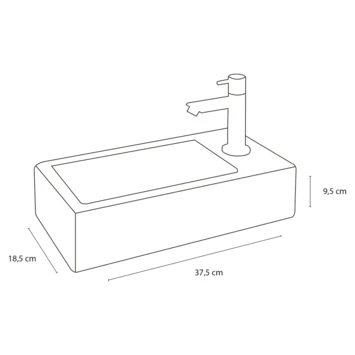 Differnz Fonteinset Helios Wit 36x18x8 cm Differnz Fonteinset Helios Wit 36x18x8 Cm -Badkamerwinkel Voor Thuis 123 6018
