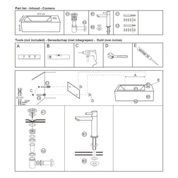 Differnz Fonteinset Helios Wit 36x18x8 cm Differnz Fonteinset Helios Wit 36x18x8 Cm -Badkamerwinkel Voor Thuis 123 6019