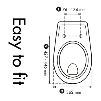 Cedo Brooklyn wc bril softclose duroplast Cedo Brooklyn Wc Bril Softclose Duroplast -Badkamerwinkel Voor Thuis 123 6038