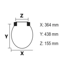 Bemis WC Bril Chicago Wit Hout Met Kunststof Softclose 2 Bemis WC Bril Chicago Wit Hout Met Kunststof Softclose -Badkamerwinkel Voor Thuis 123 6044