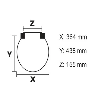 Bemis WC bril Chicago Wit Hout met Kunststof Softclose Bemis WC Bril Chicago Wit Hout Met Kunststof Softclose -Badkamerwinkel Voor Thuis 123 6044