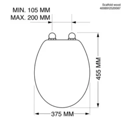 Tiger WC Bril Steigerhout Met Softclose -Badkamerwinkel Voor Thuis 123 6063