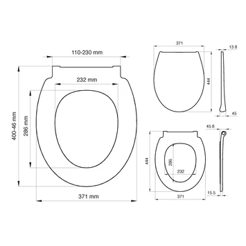 Tiger WC bril Pasadena Wit Kunststof met Softclose Tiger WC Bril Pasadena Wit Kunststof Met Softclose -Badkamerwinkel Voor Thuis 123 6073
