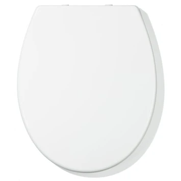 WC bril Riga Wit Kunststof met Softclose WC Bril Riga Wit Kunststof Met Softclose -Badkamerwinkel Voor Thuis 123 6093