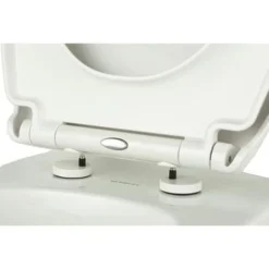 WC Bril Riga Wit Kunststof Met Softclose 3 WC Bril Riga Wit Kunststof Met Softclose -Badkamerwinkel Voor Thuis 123 6096