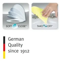 Cedo Palm Beach Wc Bril Pergamon Softclose Duroplast -Badkamerwinkel Voor Thuis 123 6101