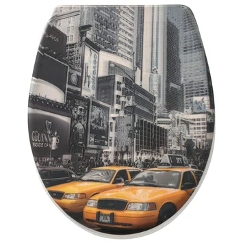 Handson WC bril Riku New York Kunststof Handson WC Bril Riku New York Kunststof -Badkamerwinkel Voor Thuis 123 6108