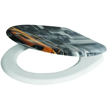 Handson WC bril Riku New York Kunststof Handson WC Bril Riku New York Kunststof -Badkamerwinkel Voor Thuis 123 6109