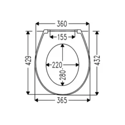 Cedo Mojave Beach Wc Bril Wit Softclose Duroplast -Badkamerwinkel Voor Thuis 123 6125