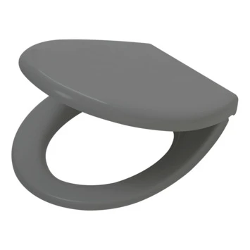 Tiger WC bril Amadora Grijs Kunststof met Softclose Tiger WC Bril Amadora Grijs Kunststof Met Softclose -Badkamerwinkel Voor Thuis 123 6173