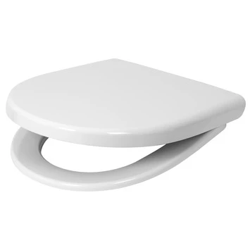 Pressalit D-vorm WC bril Wit Kunststof met Softclose Pressalit D-vorm WC Bril Wit Kunststof Met Softclose -Badkamerwinkel Voor Thuis 123 6218