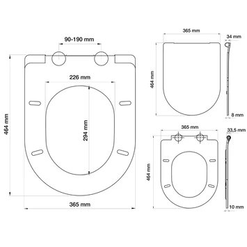 Tiger WC bril Carter wit met Softclose Tiger WC Bril Carter Wit Met Softclose -Badkamerwinkel Voor Thuis 123 6251
