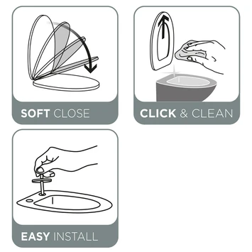 Tiger Wc-bril Blade Wit met Sofclose en Quick-release Tiger Wc-bril Blade Wit Met Sofclose En Quick-release -Badkamerwinkel Voor Thuis 123 6286