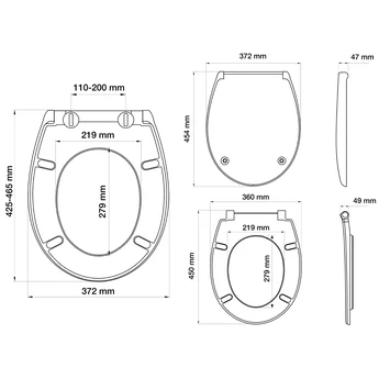Tiger WC bril Amadora Wit Kunststof met Softclose Tiger WC Bril Amadora Wit Kunststof Met Softclose -Badkamerwinkel Voor Thuis 123 6297