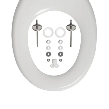 Tiger WC bril Aiden Wit Kunststof met Softclose Tiger WC Bril Aiden Wit Kunststof Met Softclose -Badkamerwinkel Voor Thuis 123 6301