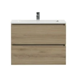 Tiger Karlo Badkamermeubel 80 Cm Chalet Eiken Met Wastafel Hoogglans Wit 2 Tiger Karlo Badkamermeubel 80 Cm Chalet Eiken Met Wastafel Hoogglans Wit -Badkamerwinkel Voor Thuis 123 633